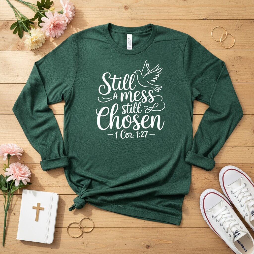 Still a mess still chosen Long Sleeve Tee