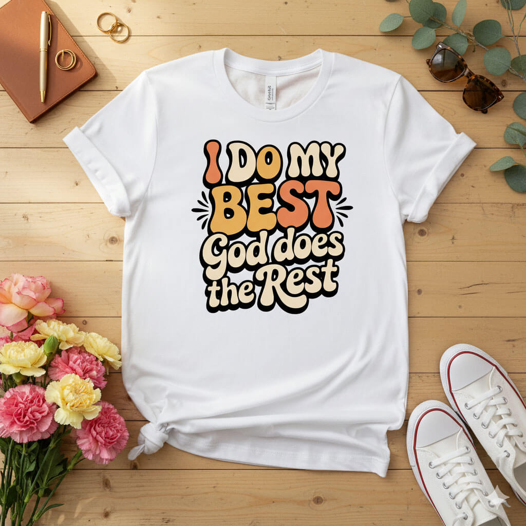 I do my best god does the rest T-shirt