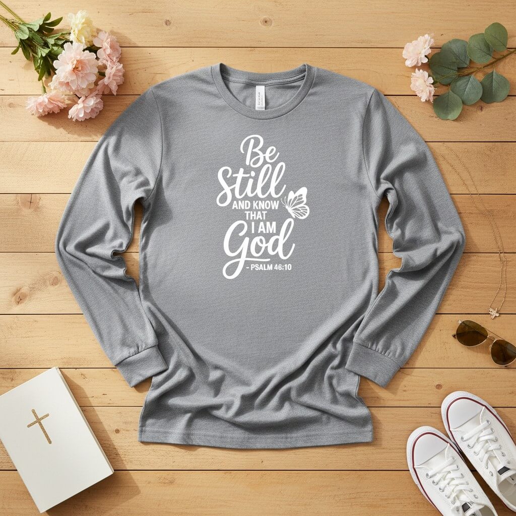 Be Still and Know I Am God Long Sleeve Tee