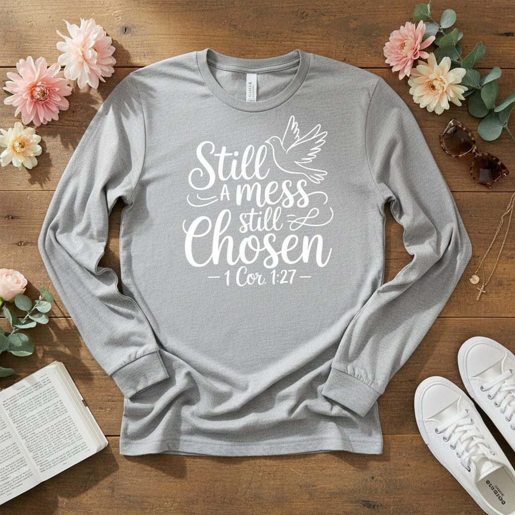 Still a mess still chosen Long Sleeve Tee