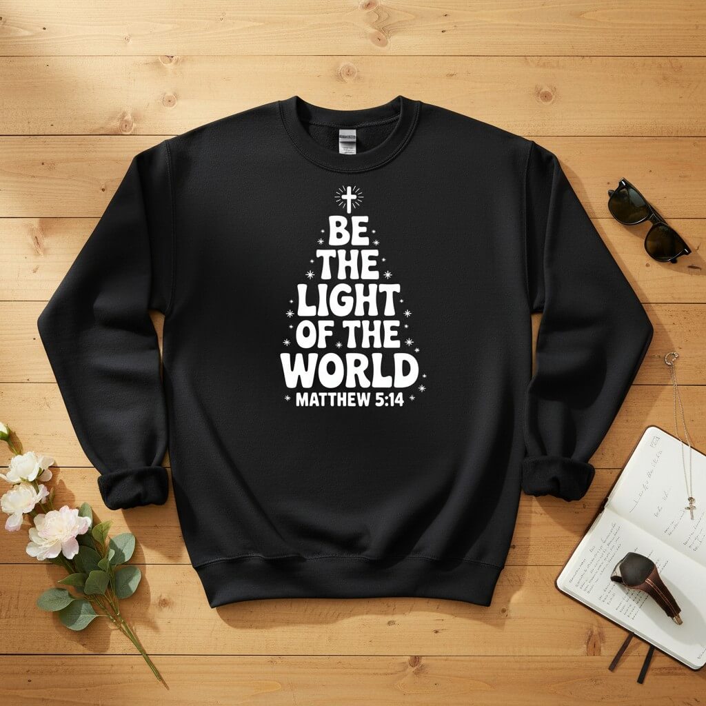 Be the light of the world Crewneck Sweatshirt