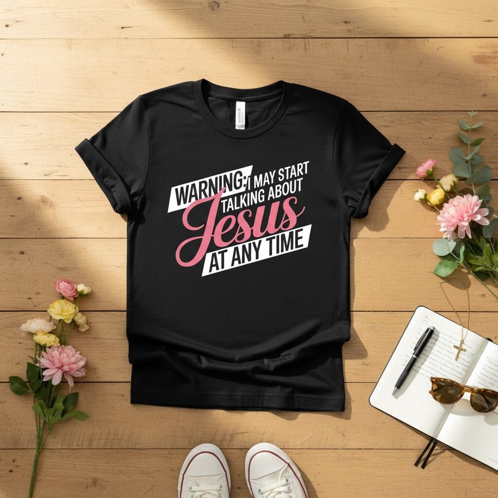 Warning I may start talking about JESUS T-shirt