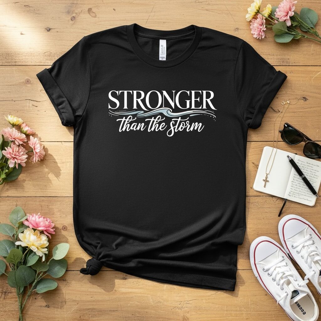 Stronger than the storm T-shirt