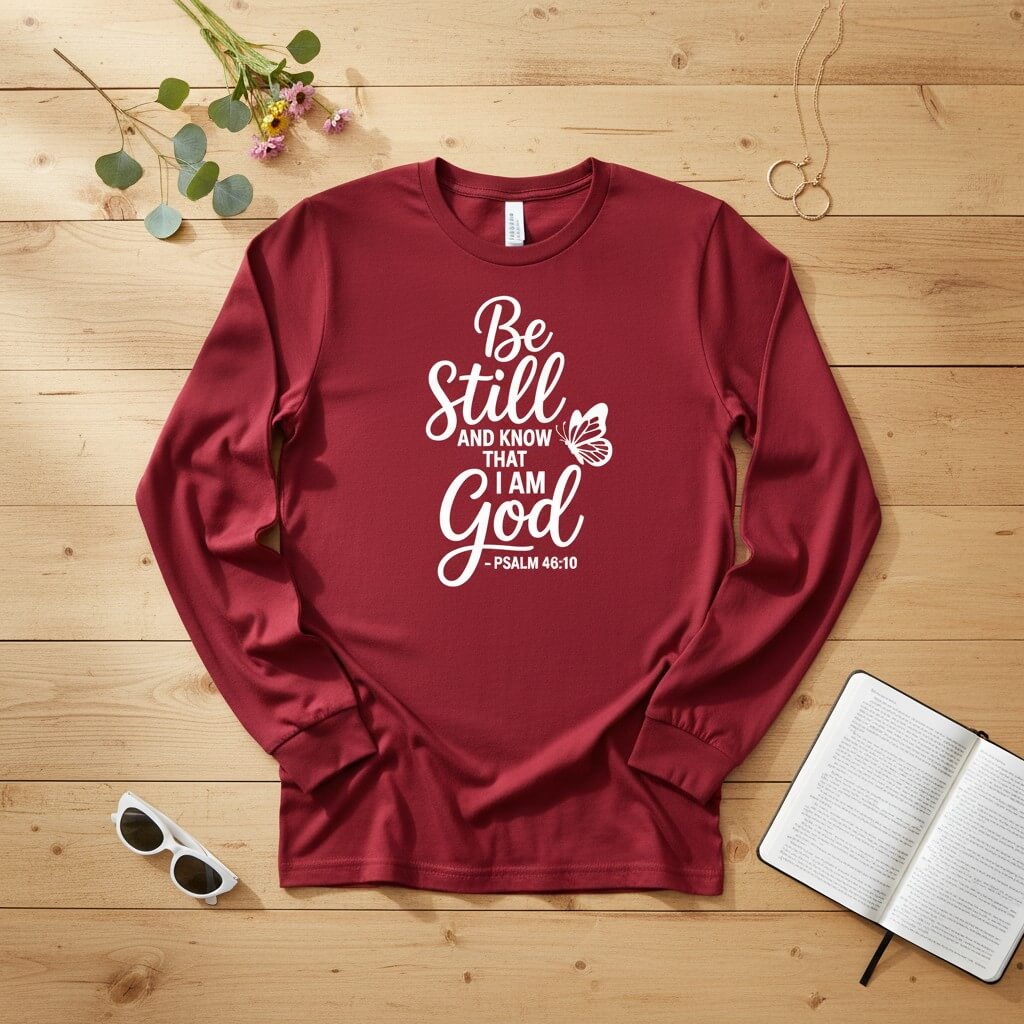 Be Still and Know I Am God Long Sleeve Tee