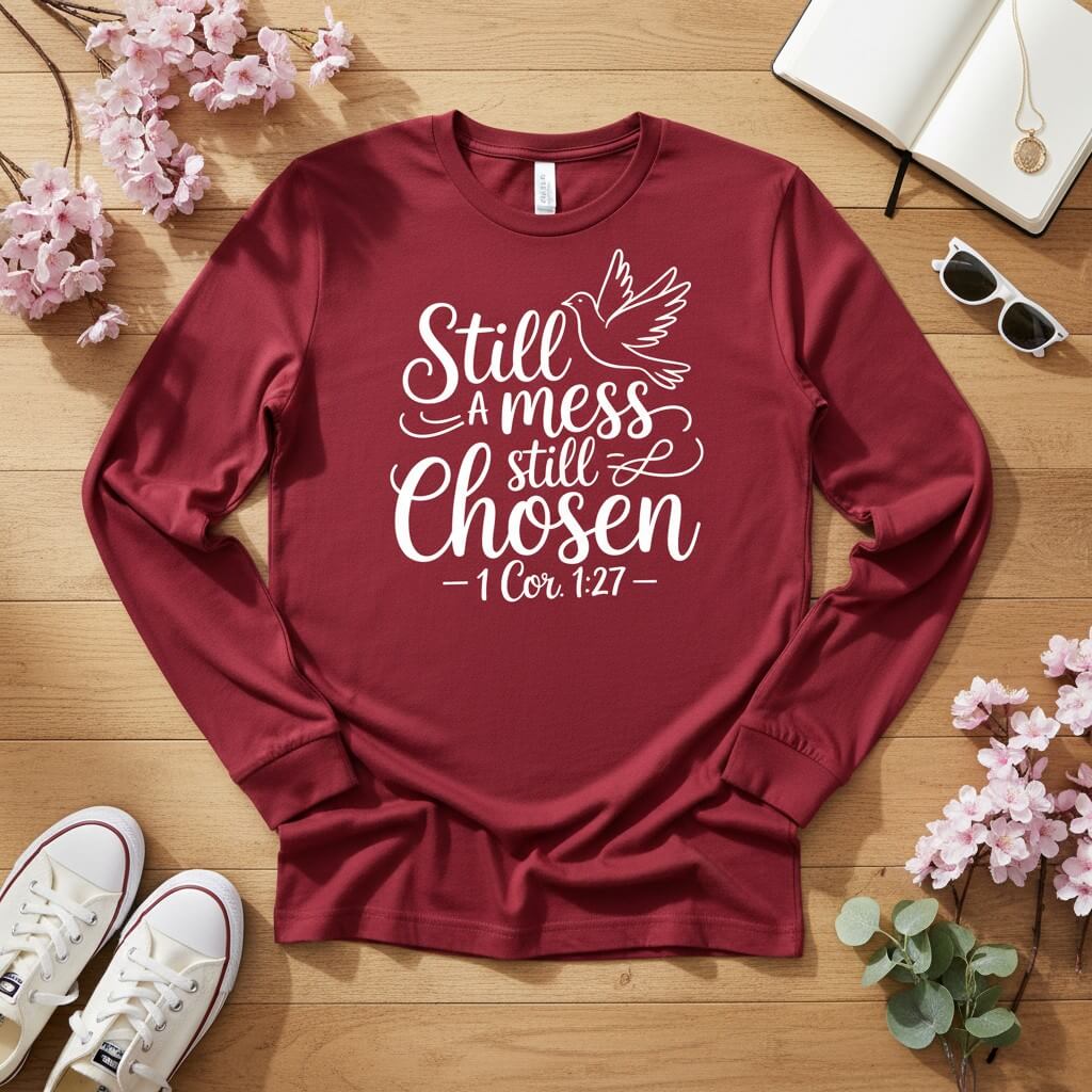 Still a mess still chosen Long Sleeve Tee