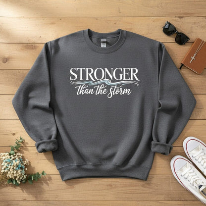 Stronger than the storm Crewneck Sweatshirt