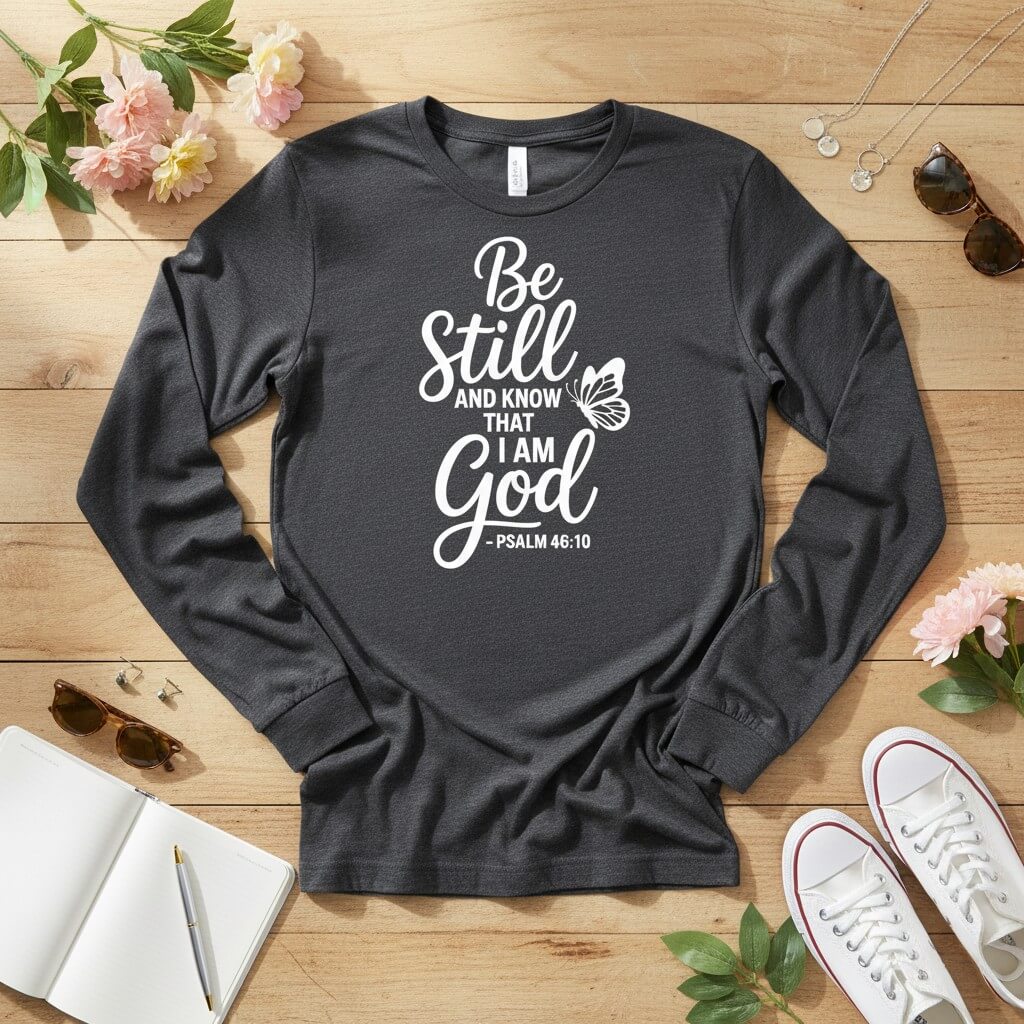 Be Still and Know I Am God Long Sleeve Tee