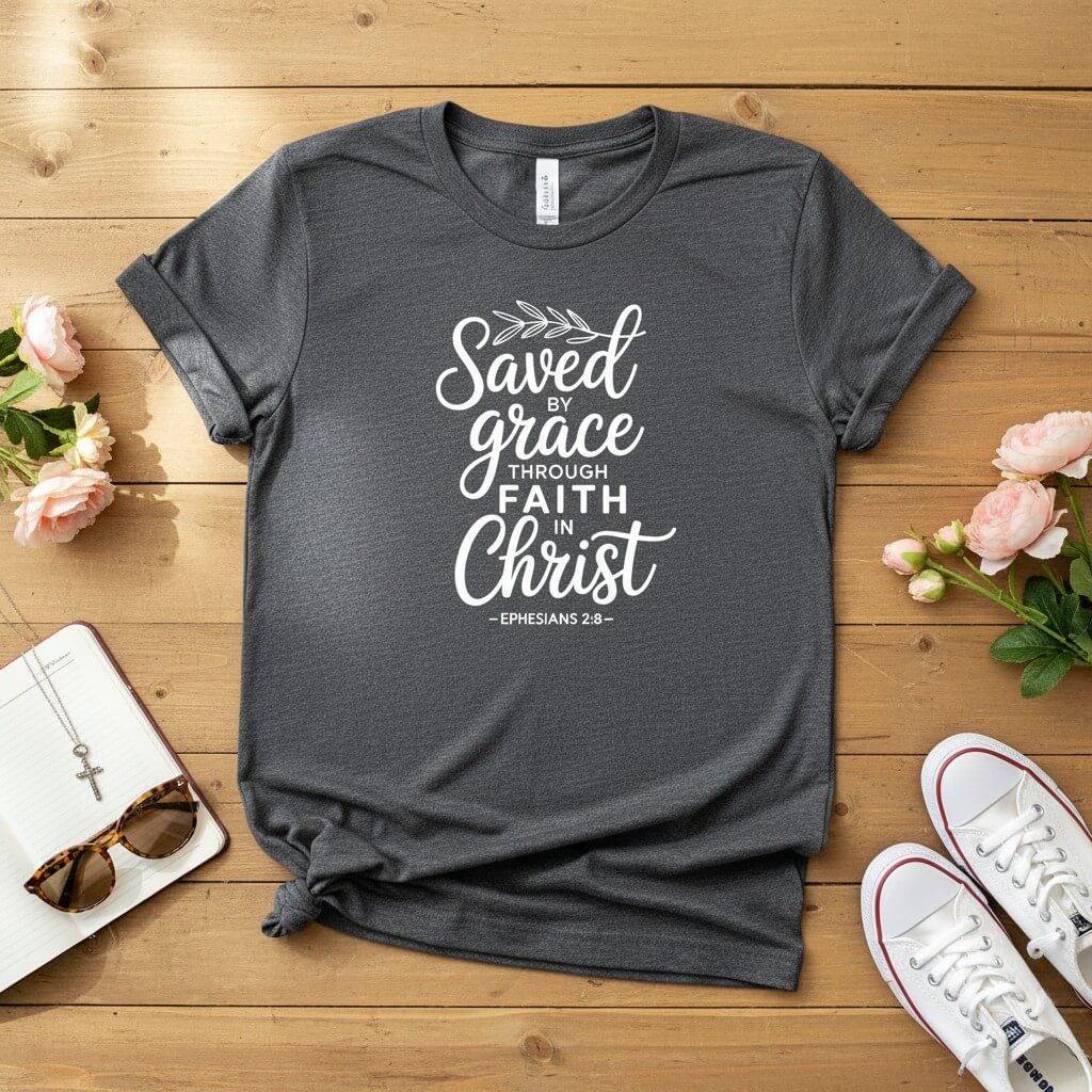 Saved by Grace through Faith in Christ T-shirt
