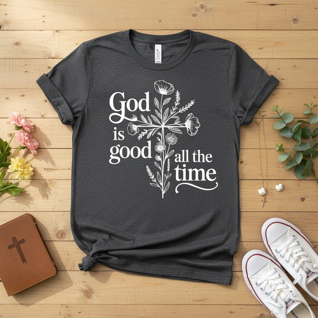 God is good all the time T-shirt 2