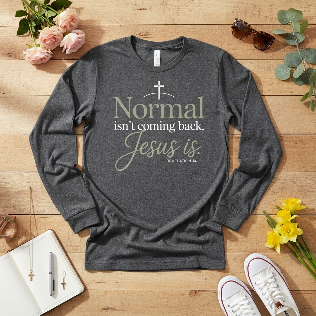 Normal isn’t coming back — Jesus is Long Sleeve Tee