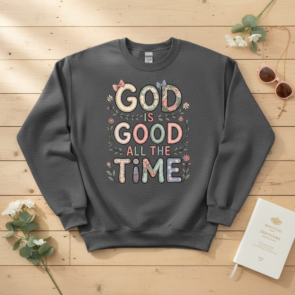 God is good all the time Crewneck Sweatshirt