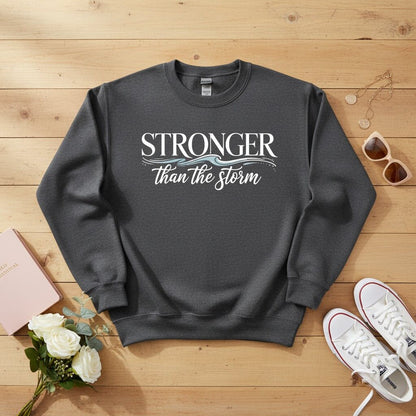Stronger than the storm Crewneck Sweatshirt