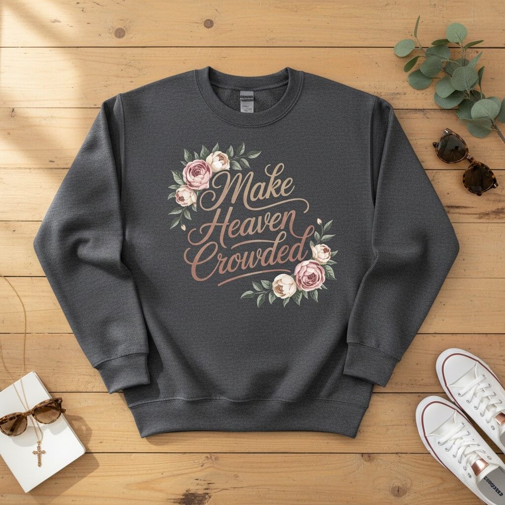 Make heaven crowded Crewneck Sweatshirt