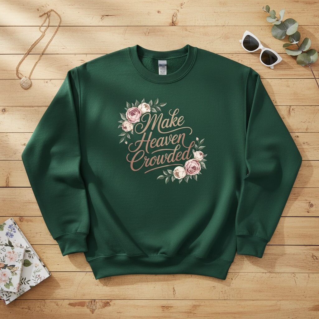 Make heaven crowded Crewneck Sweatshirt