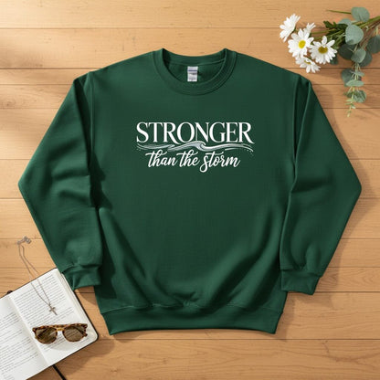 Stronger than the storm Crewneck Sweatshirt