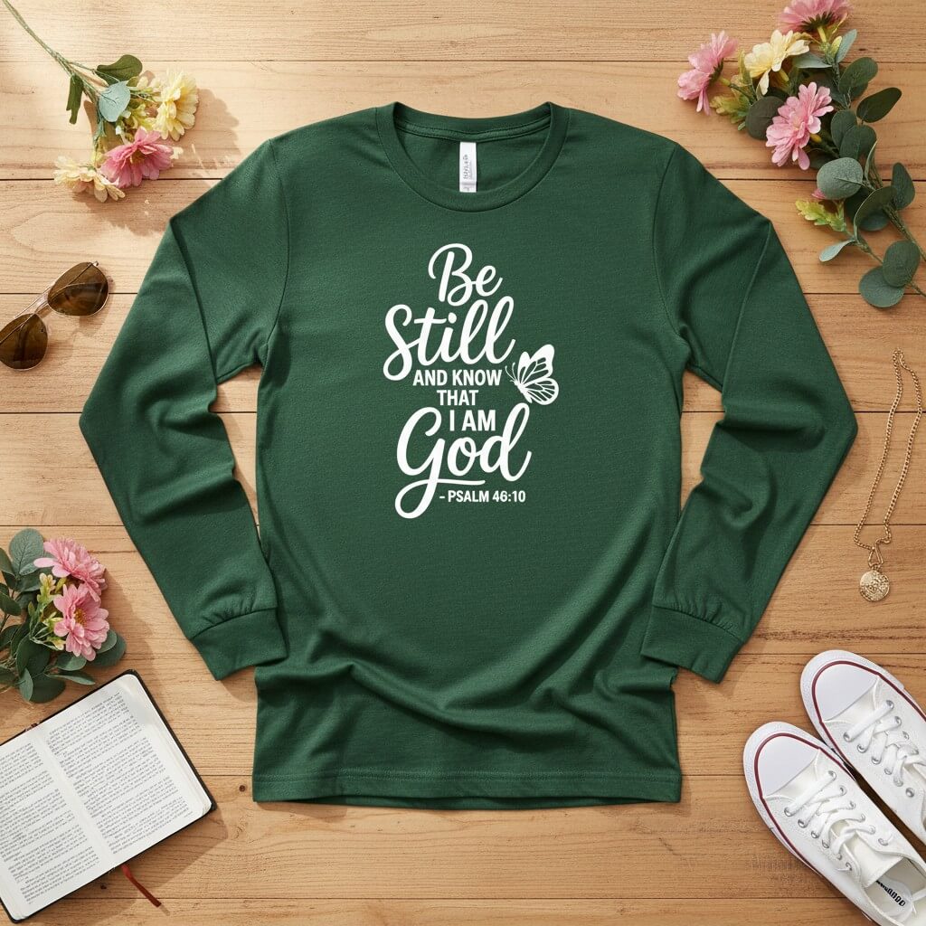 Be Still and Know I Am God Long Sleeve Tee