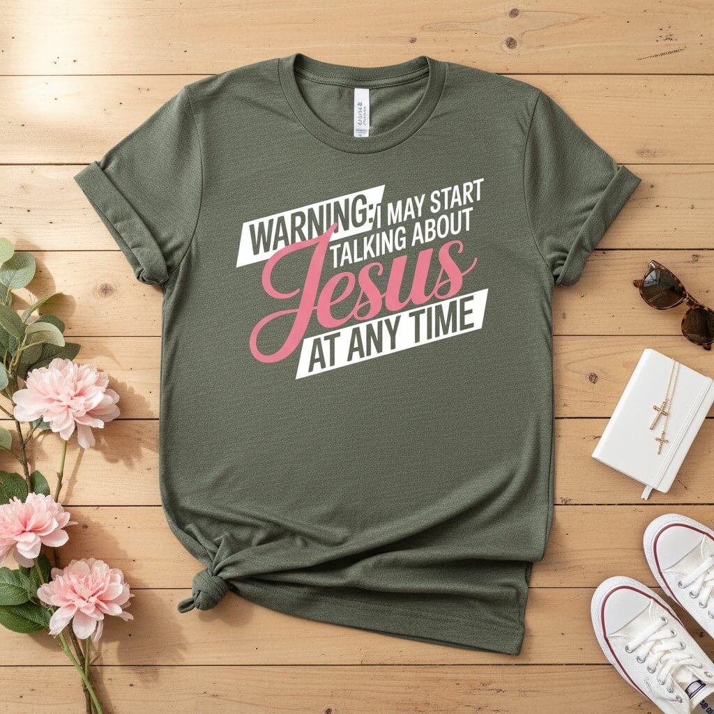 Warning I may start talking about JESUS T-shirt