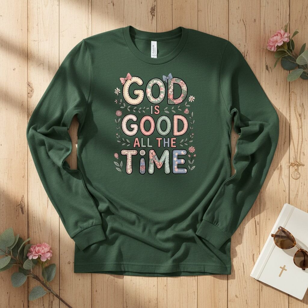 God is good all the time Long Sleeve Tee