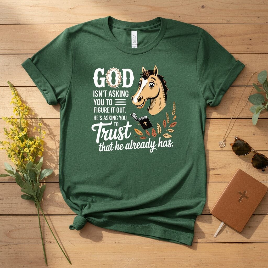 God isn’t asking you to figure it out T-shirt