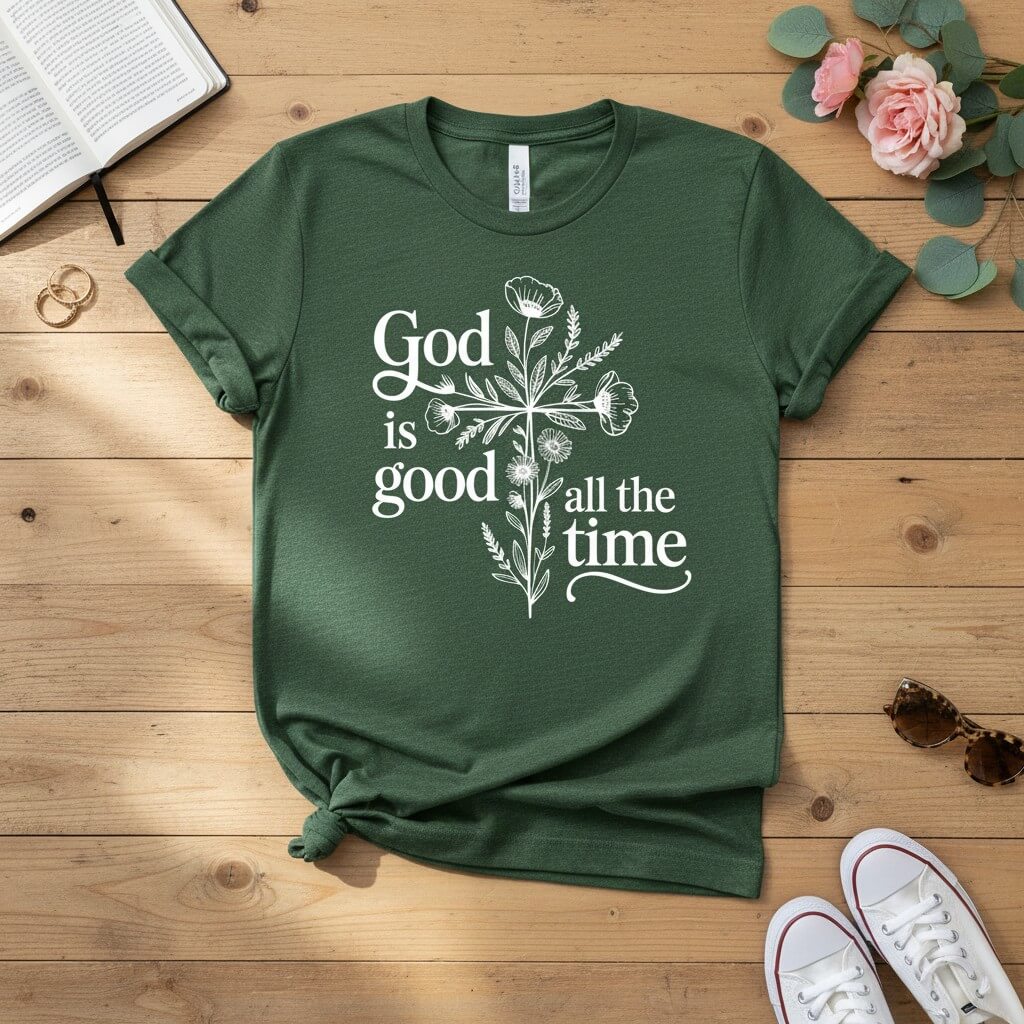 God is good all the time T-shirt 2