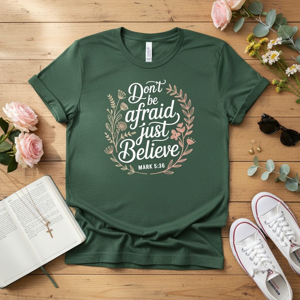 Don’t be afraid, just believe T-shirt 2
