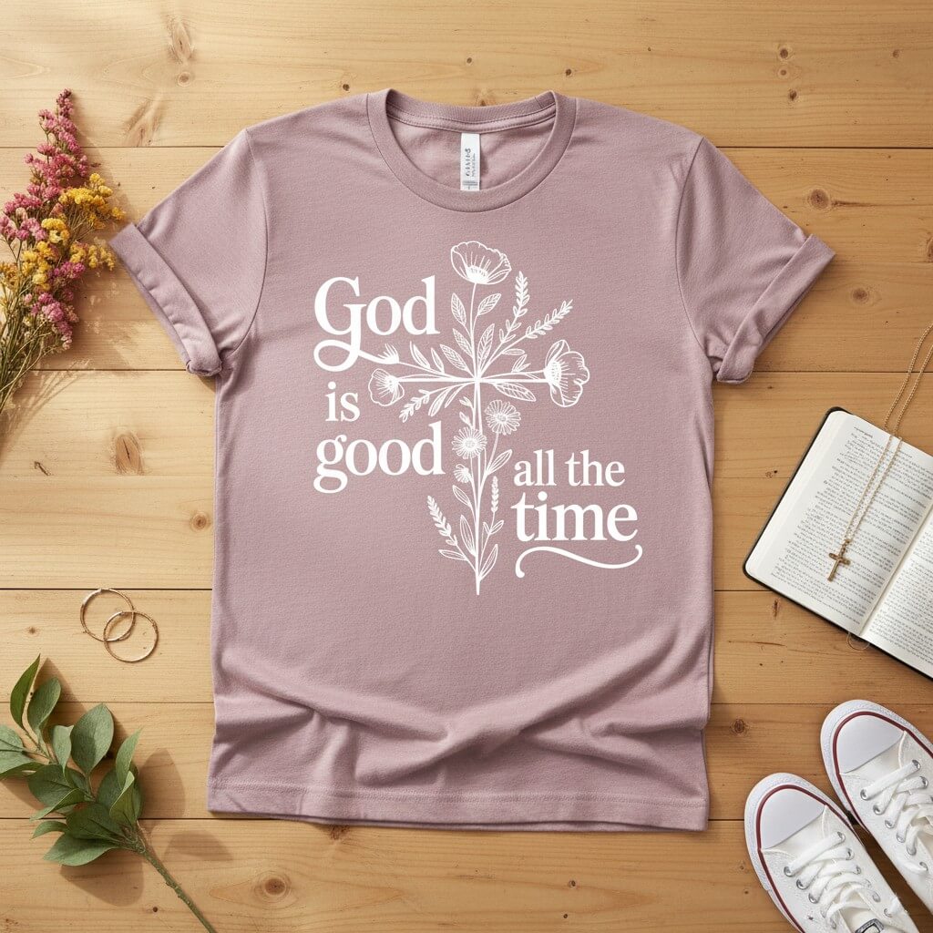 God is good all the time T-shirt 2