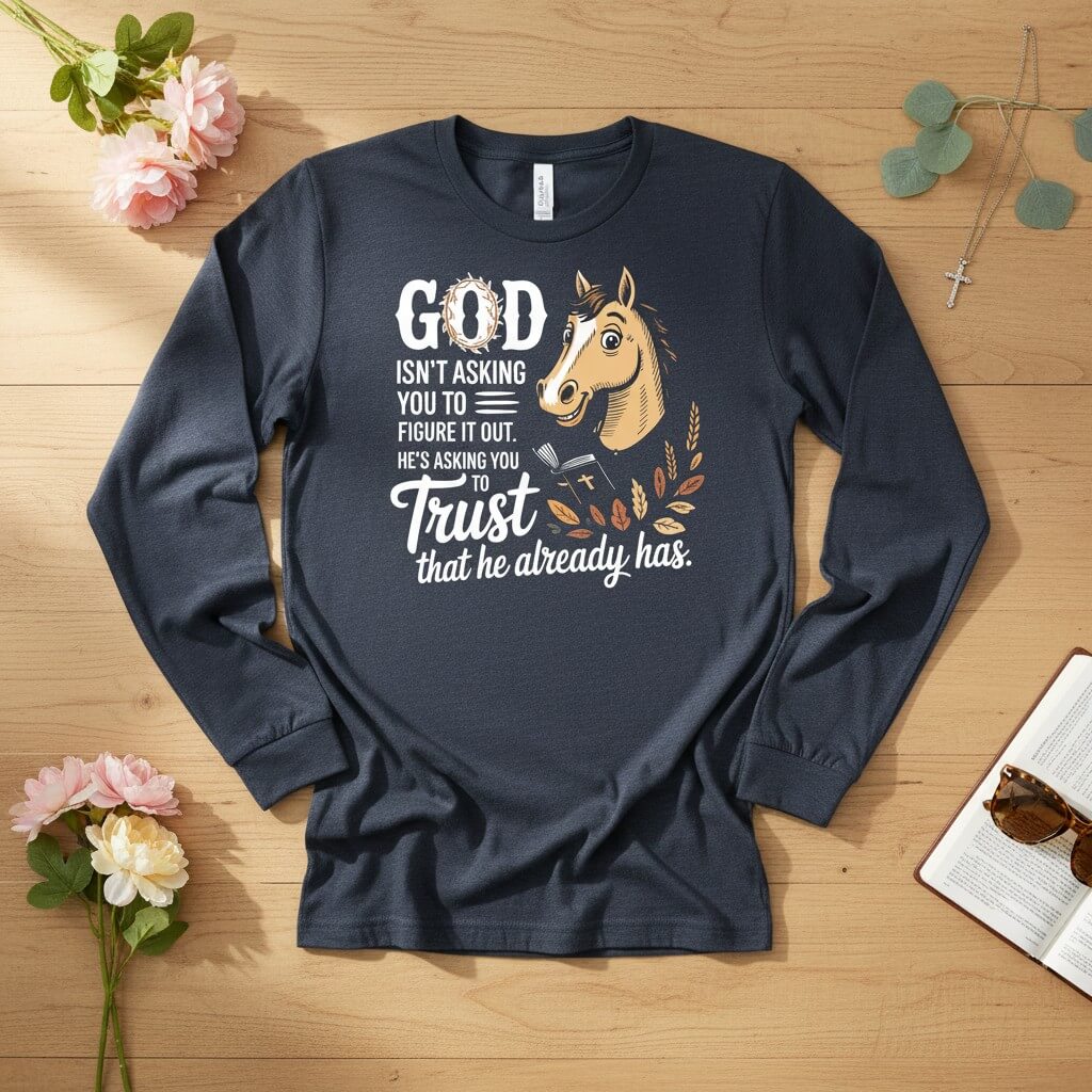 God isn’t asking you to figure it out Long Sleeve Tee