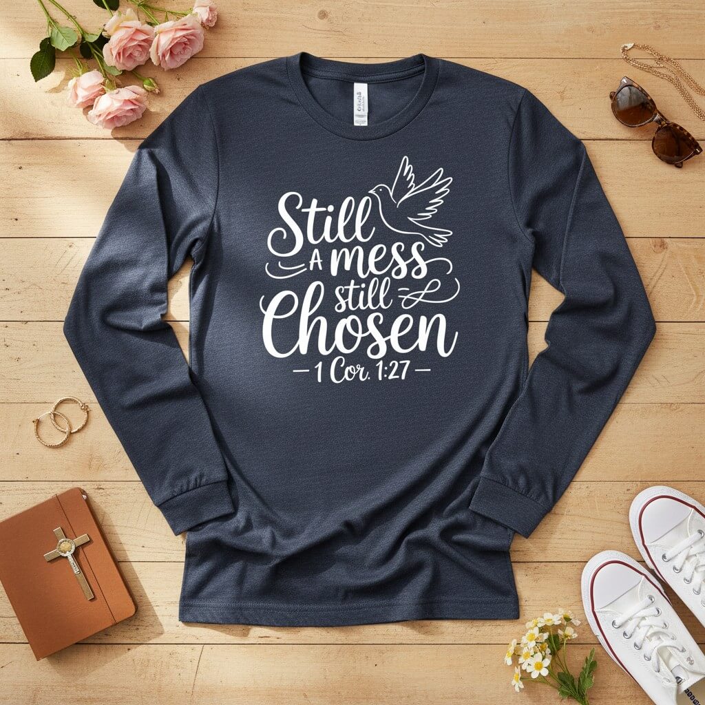 Still a mess still chosen Long Sleeve Tee