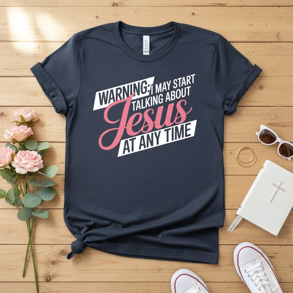 Warning I may start talking about JESUS T-shirt