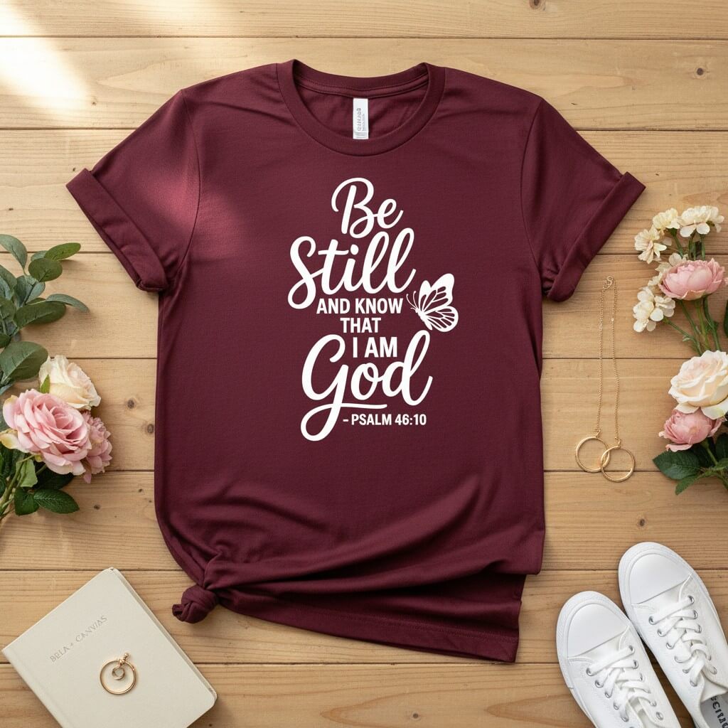 Be Still Christian T-shirt