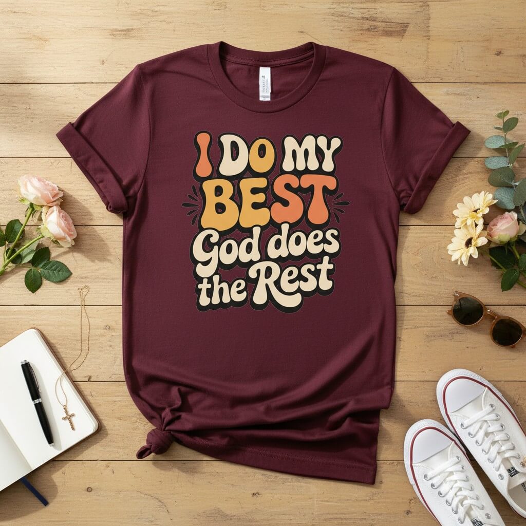 I do my best god does the rest T-shirt