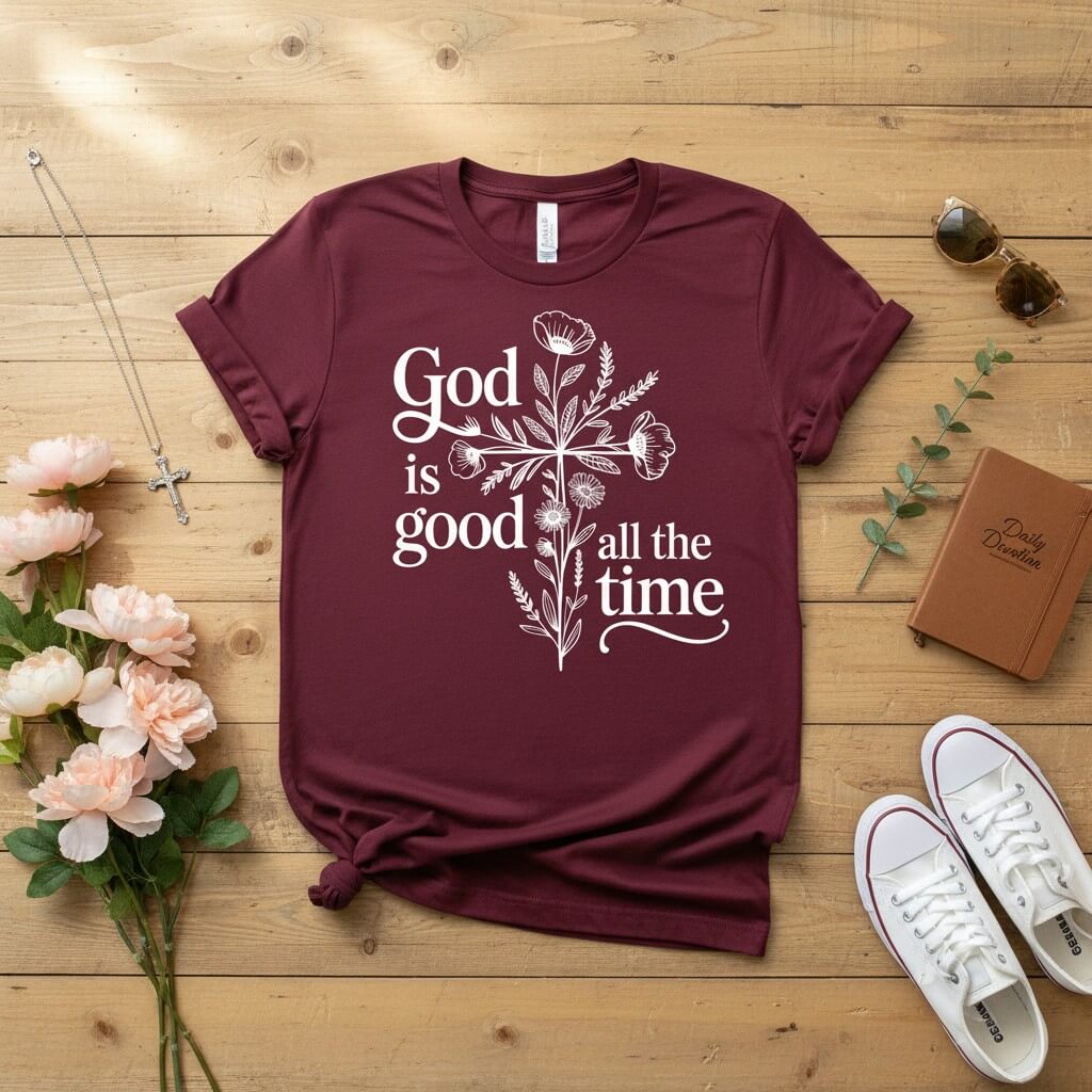God is good all the time T-shirt 2