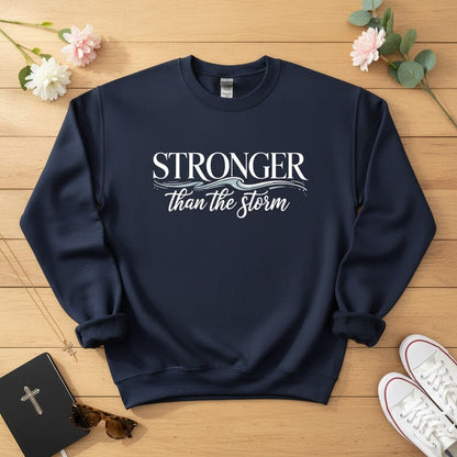 Stronger than the storm Crewneck Sweatshirt