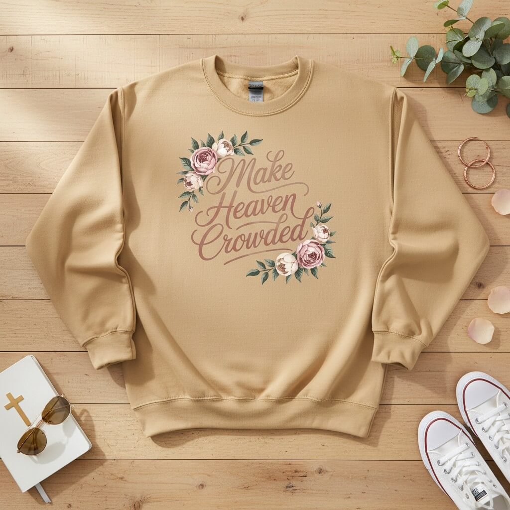 Make heaven crowded Crewneck Sweatshirt