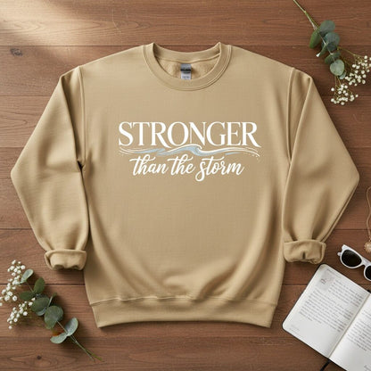 Stronger than the storm Crewneck Sweatshirt