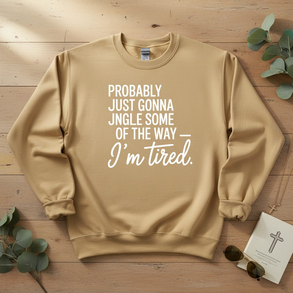 Probably just gonna jingle some of the way Crewneck Sweatshirt