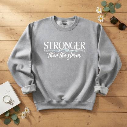 Stronger than the storm Crewneck Sweatshirt