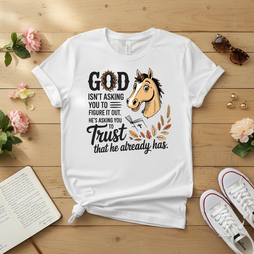 God isn’t asking you to figure it out T-shirt