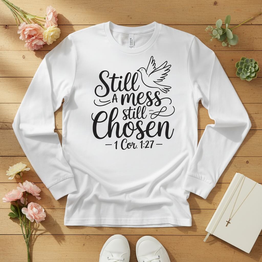 Still a mess still chosen Long Sleeve Tee