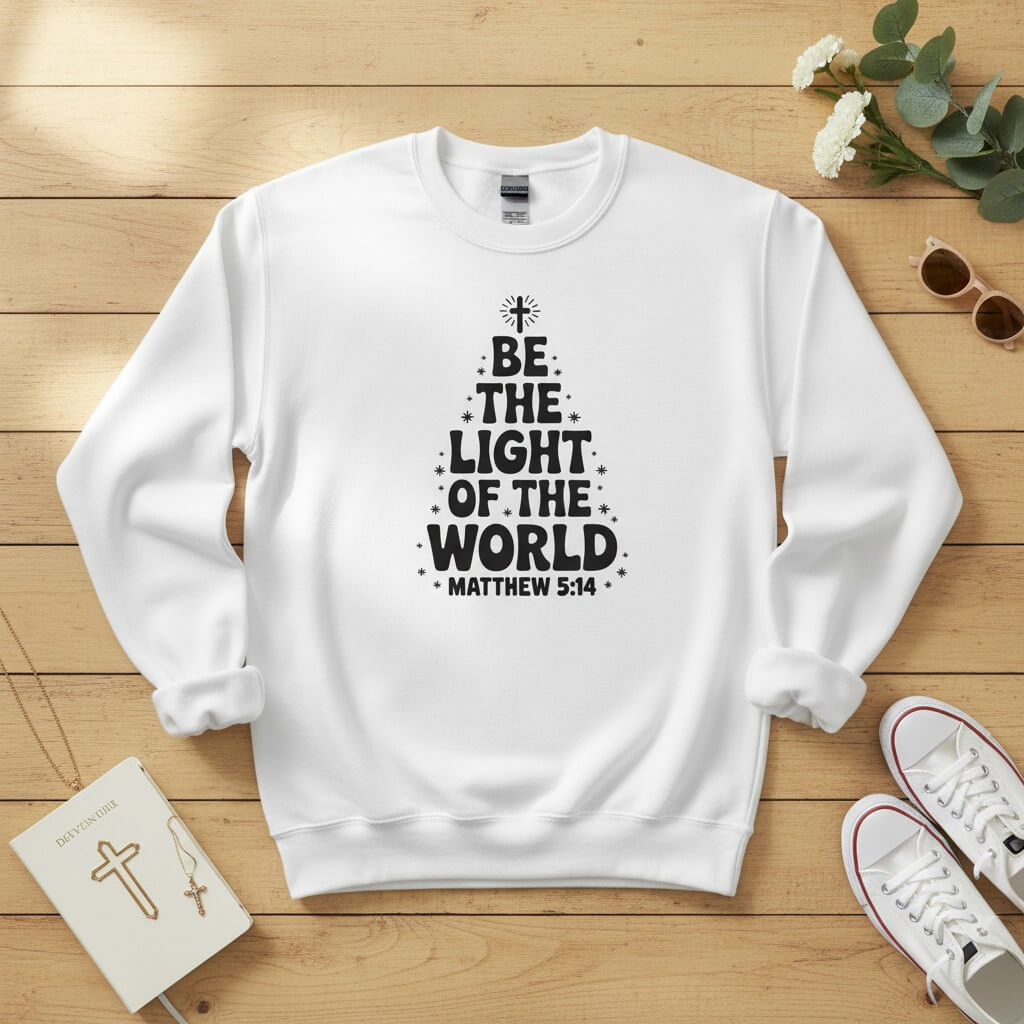 Be the light of the world Crewneck Sweatshirt