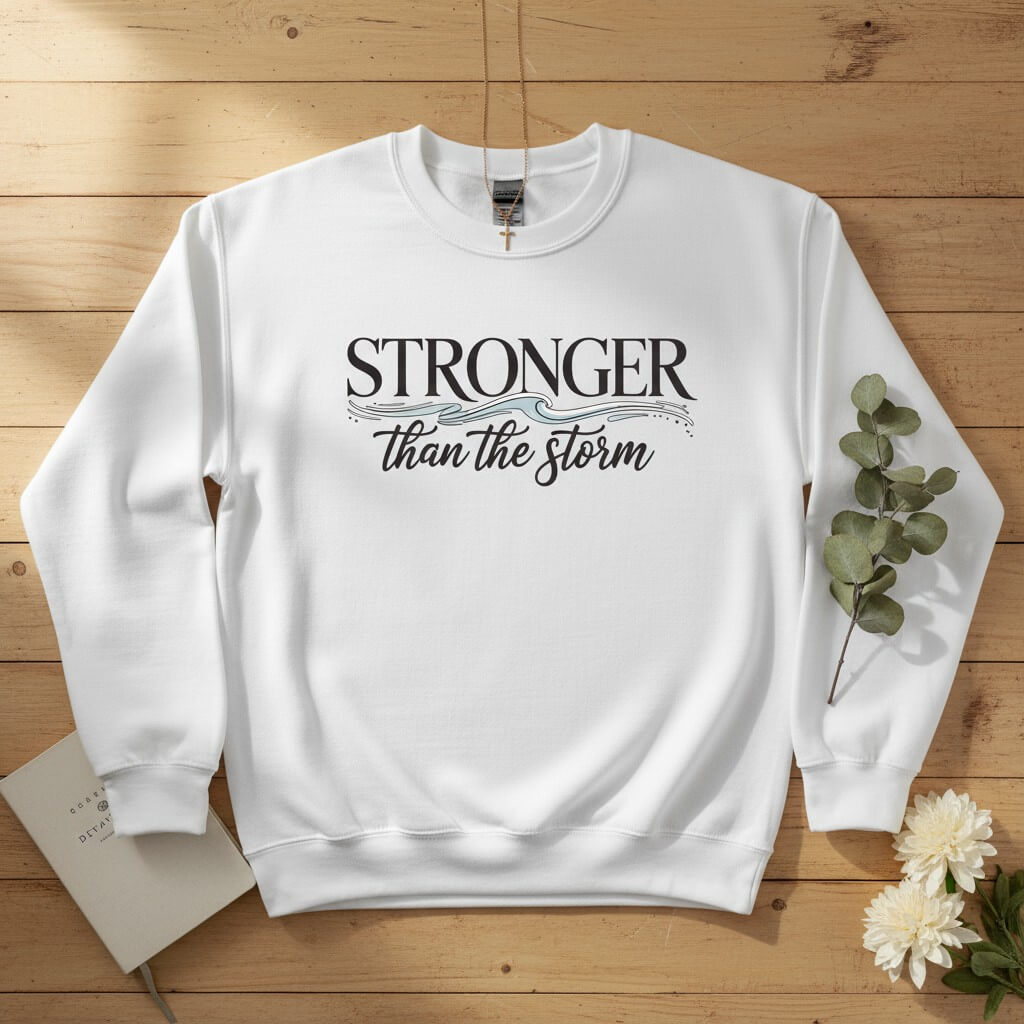 Stronger than the storm Crewneck Sweatshirt