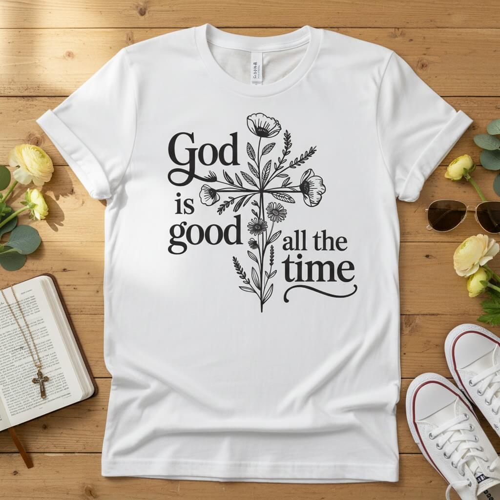 God is good all the time T-shirt 2
