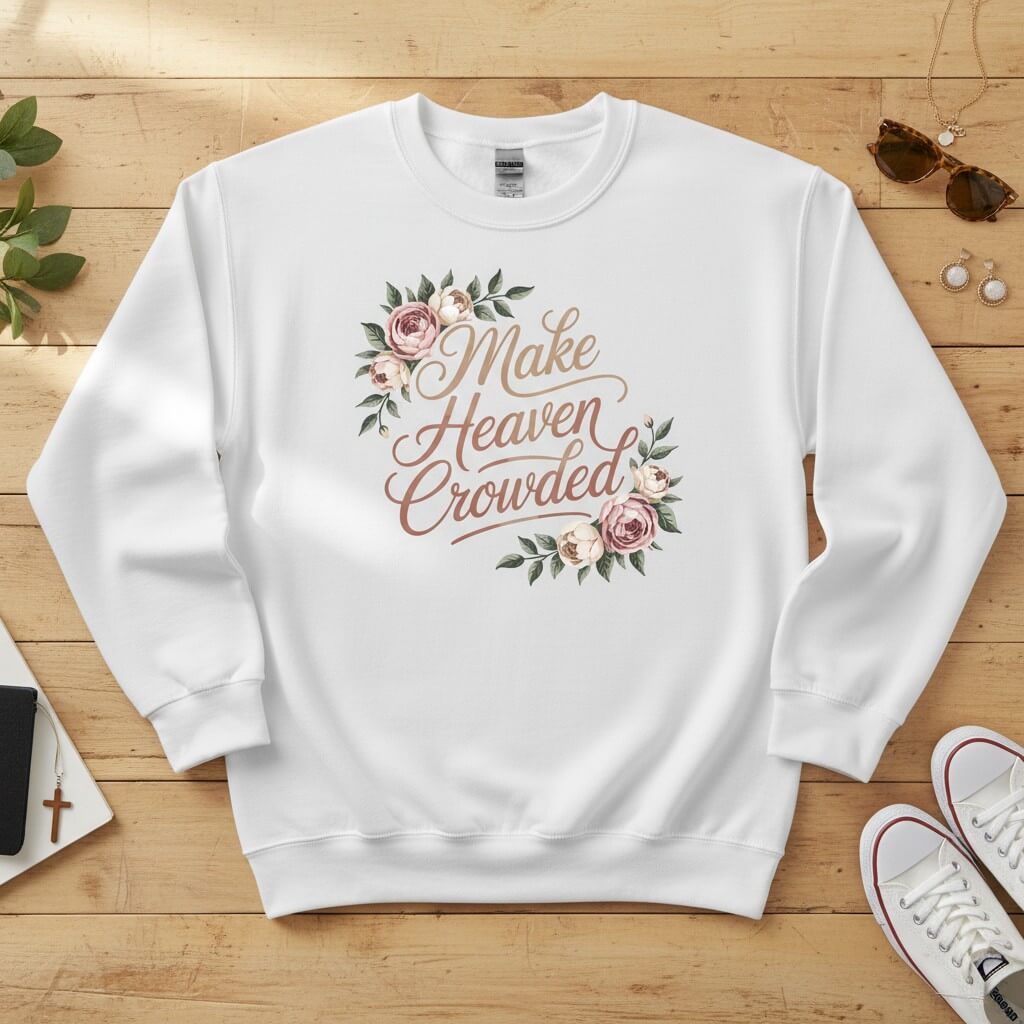 Make heaven crowded Crewneck Sweatshirt