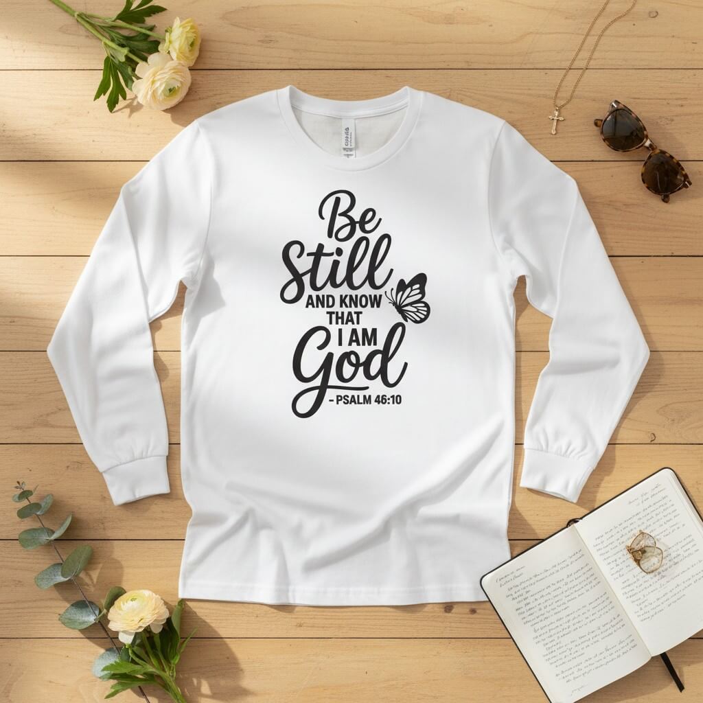 Be Still and Know I Am God Long Sleeve Tee