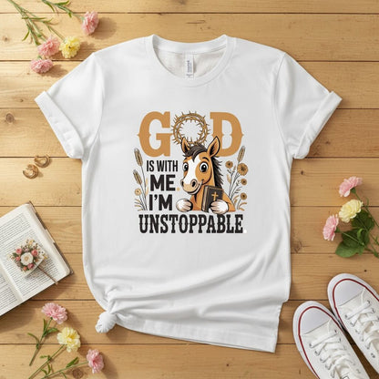 God is with me. I’m unstoppable T-shirt 2